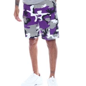 ROTHCO MEN'S BDU ARMY ULTRAVIOLET CAMO (SHORT PURPLE / WHITE / GREY / BLACK)
